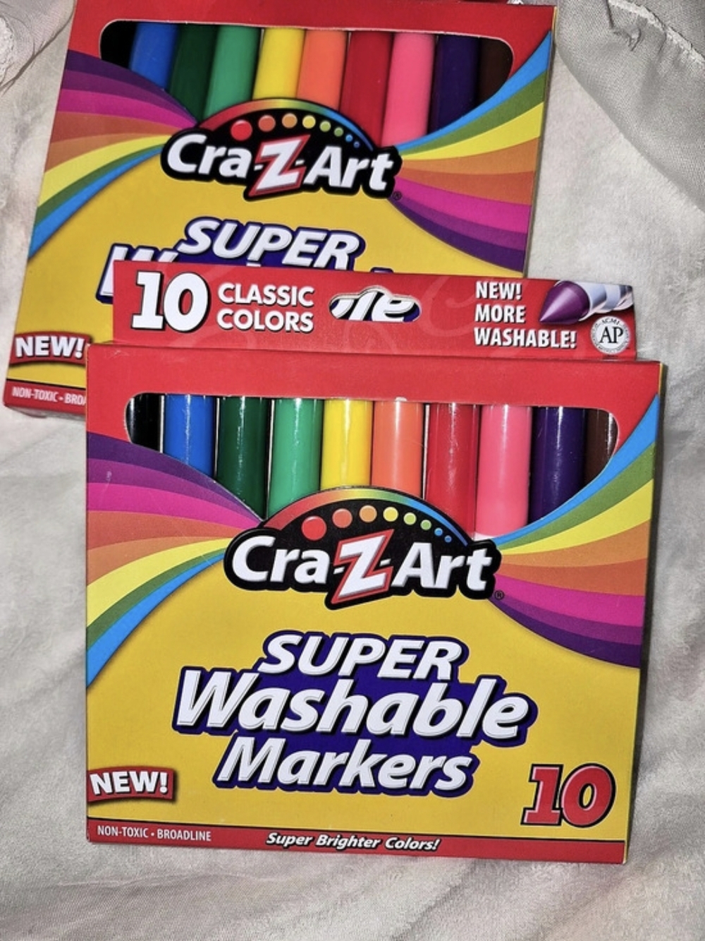 Cra-Z-Art Super Washable Markers 10 Count Classic Colors 20-Count Multicolor